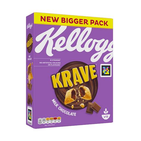 Kellogg’s Krave Milk Chocolate Cereal Kellogg S