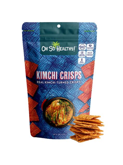 Oh So Healthy Kimchi Crisps 120g Edamama