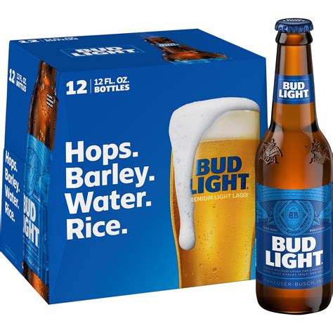 Bud Light Beer 12 Pack Beer 12 Fl Oz Bottles 42 Abv