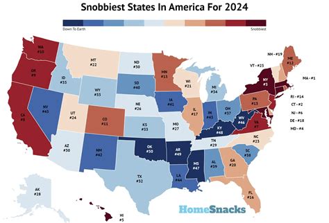 10 Snobbiest States In The United States 2024 Roadsnacks