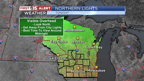 Northern Lights Could Be Visible Over Southern Wisconsin Monday Night