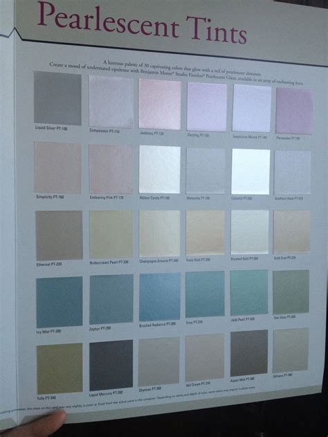 Benjamin Moore Pearlescent Tints Interior Wall Paint Painting
