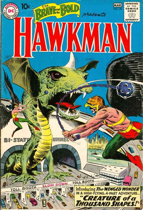 Brave And The Bold The 34 Fair Dc Low Grade Comic Hawkman