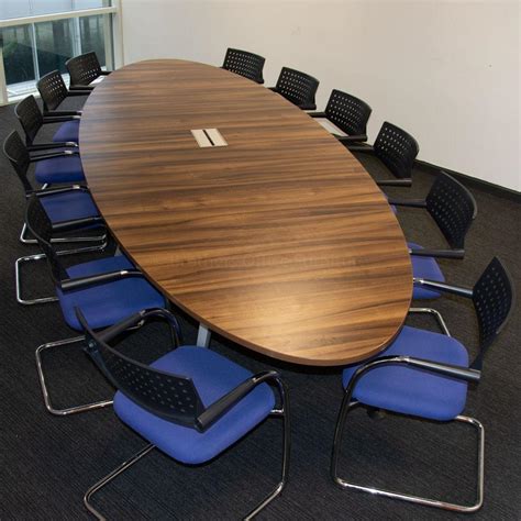 Walnut 4000x1400 Boardroom Table