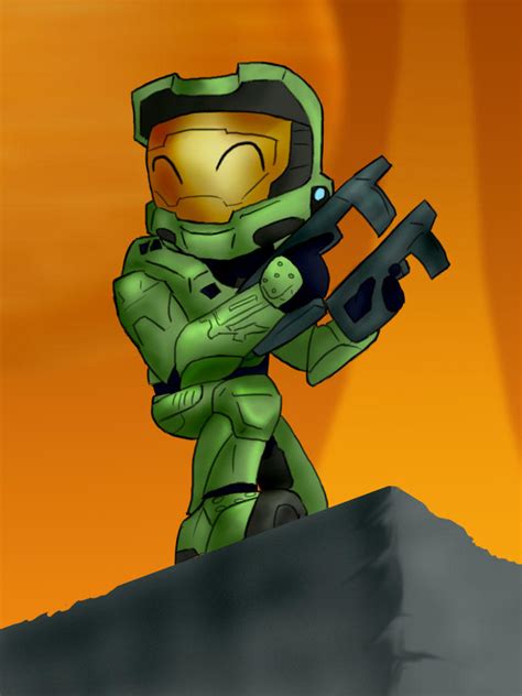 Chibi Master Chief By Halo Fans On Deviantart