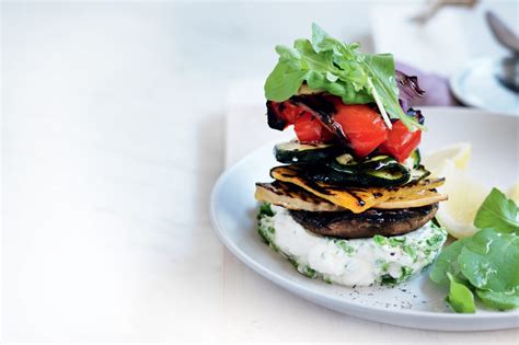 Herbed Ricotta And Chargrilled Vegetable Stacks Healthy Food Guide