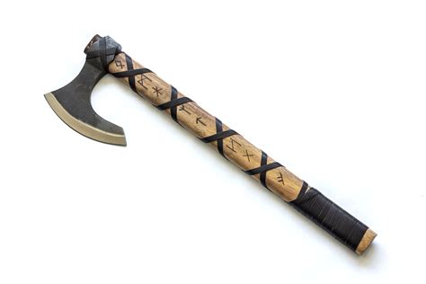Norse Tradesman 14 Viking Throwing Axe Hand Forged Hatchet For Rugged
