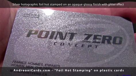 Hot stamping name card printing. Foil Hot Stamping on Plastic Cards and Business Cards ...