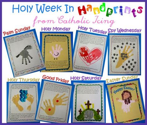 Holy Week In Handprints A Craft For Every Day Of Holy Week Catholic
