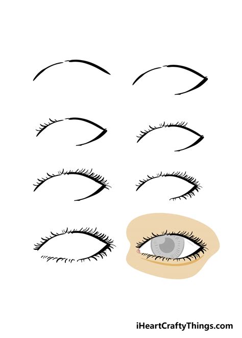 Eyelashes Drawing How To Draw Eyelashes Step By Step