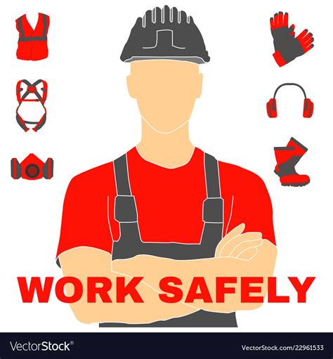Occupational Safety And Health Icons And Signs Set