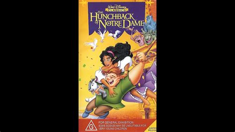 Opening To The Hunchback Of Notre Dame 1997 Vhs Australia Youtube