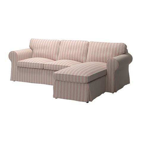 Ikea Ektorp Loveseat Sofa W Chaise Lounge Cover 3 Seat Sectional