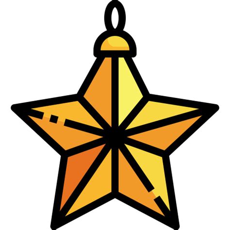 Star Xmas Christmas Celebration Ornament Icon Free Download