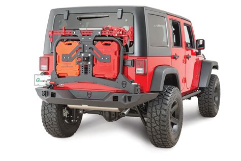 Jcr Offroad Swbarppc Adventure Rear Bumper Tire Carrier Roto Pax Mount