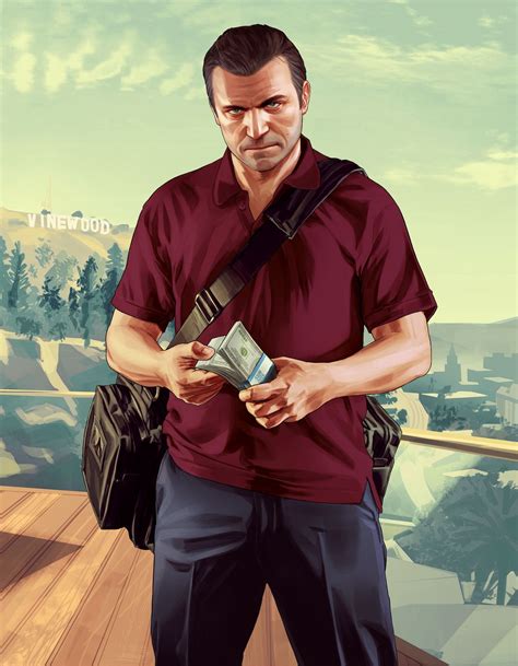 Michael De Santa Grand Theft Auto Gta Grand Theft Auto Artwork