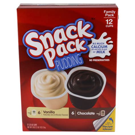 Snack Pack Pudding Chocolate 12 Pack Gelatin And Pudding Meijer