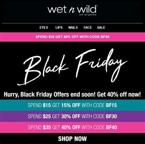Wet N Wild Black Friday 2022 Beauty Deals And Sales Chic Moey