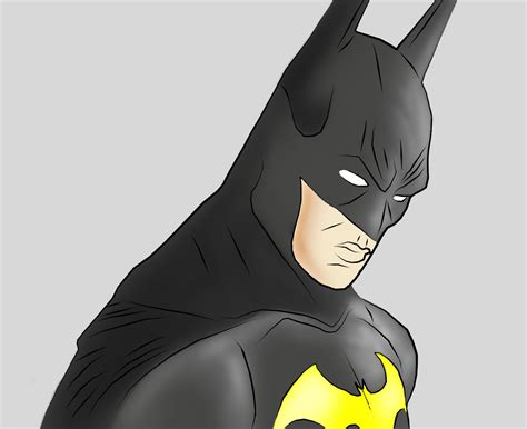 Batman Coloured By Jackbauer89 On Deviantart