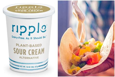 Ripple Plant Based Sour Cream Alternative Review Info Dairy Free
