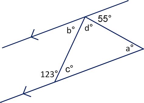 Angles In Triangles And On Parallel Lines 2 Worksheet Edplace