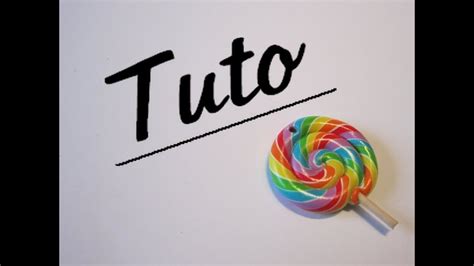 Tuto fimo lollipop multicolore - YouTube
