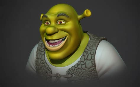 Shrek is a 2001 dreamworks animation cgi film very loosely based on the 1990 william steig book of the same name. Shrek 3D print model | CGTrader