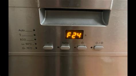 How To Repair Miele Dishwasher With F24 Error Code Youtube