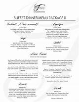 Images of Wedding Catering Menu Packages
