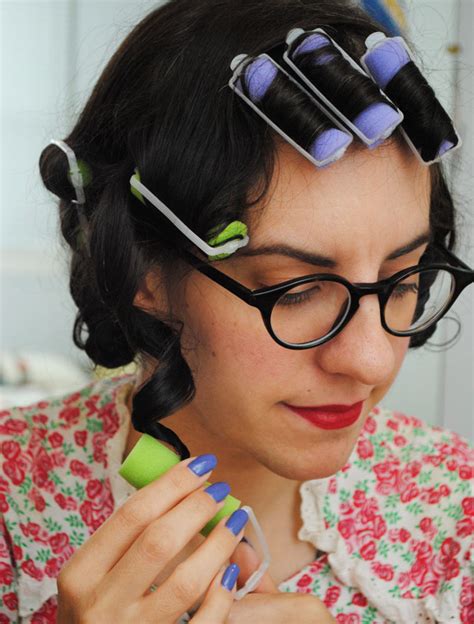 A Fast Roller Set For Everyday Vintage Hair By Gum By Golly