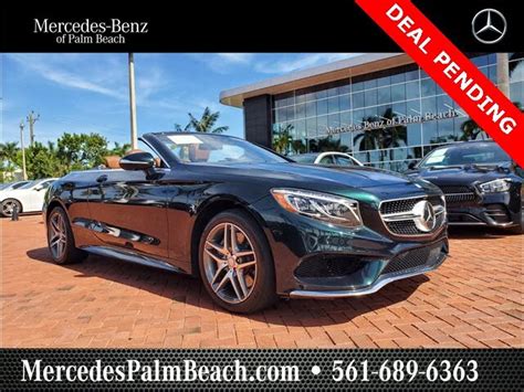 Certified Pre Owned Cpo 2017 Mercedes Benz S Class S 550 Convertible