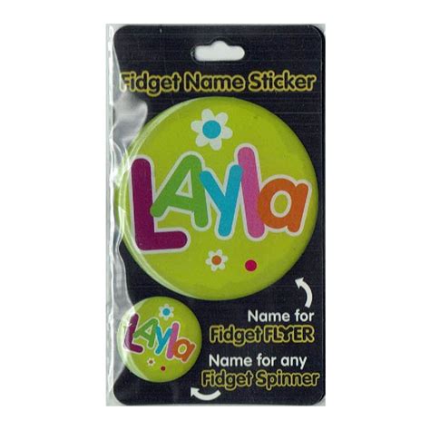 Fidget Name Sticker Layla 87903319