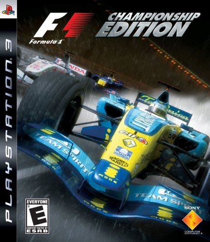 F1 Formula One Championship Edition Playstation 3 Amazonde Games