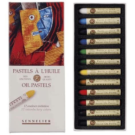 Sennelier Oil Pastel Set 12 Introductory — The Sydney Art Store