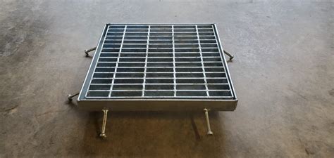 Pit Sump Grates With Frames 18 X 18 X 125 The Trench Grate Store
