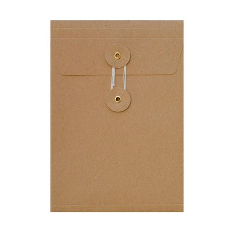 Manilla String And Washer Envelopes Manilla String And Button Envelope