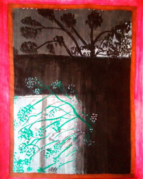 Night And Tree Painting By Krishna Kumar Tiu Saatchi Art