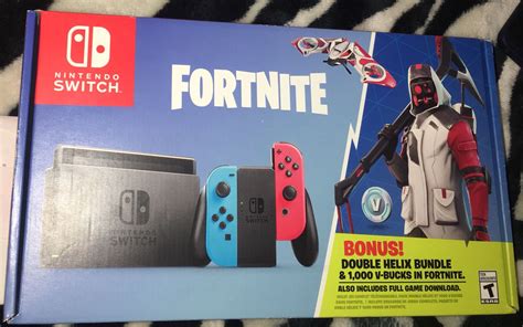 Brand New Sealed Fortnite Double Helix Nintendo Switch Console Bundle