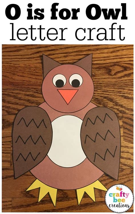 Letter O Owl Craft