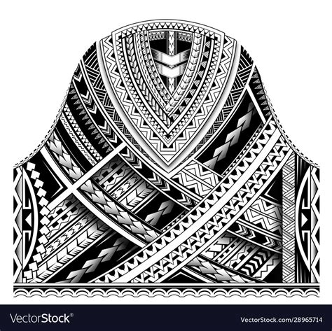 Maori Half Sleeve Ornament Royalty Free Vector Image