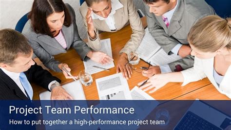How To Improve Project Team Performance Villanova University