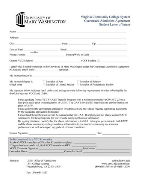letter  intent templates  word sample documents