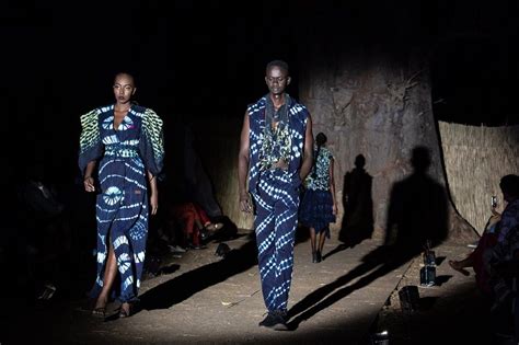 Senegals Dakar Fashion Week The Catwalk In A Baobab Forest Classic