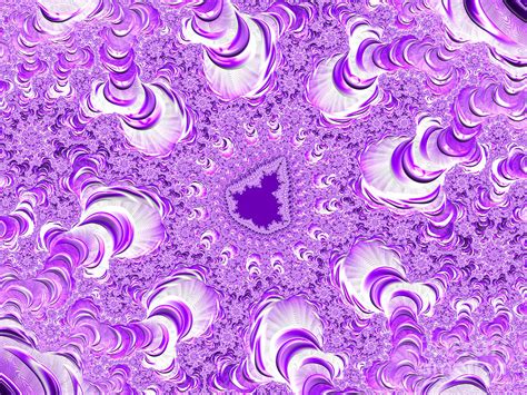 Deep Purple Fractal 66 Digital Art By Elisabeth Lucas Fine Art America
