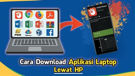 Cara Download Aplikasi Laptop Lewat HP