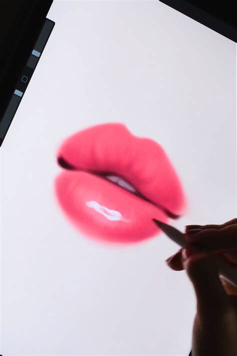 How To Draw Realistic Lips On Procreate