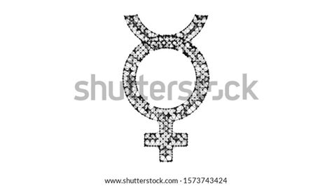Gender Icon Male Female Sex Symbols Stock Illustration 1573743424