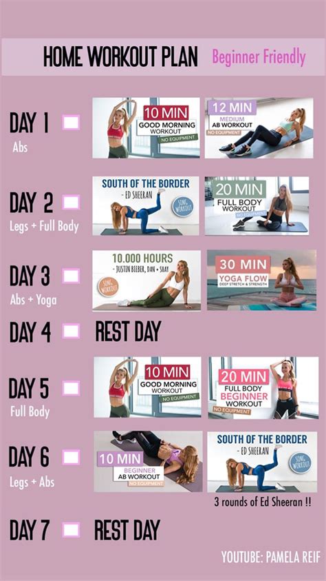 30min, 45min and beginner friendly combinations. 1day - done 2day - done and 10 min. SIXPACK 3day - done ...