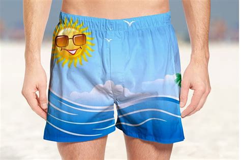 beach shorts mockup  men designhooks
