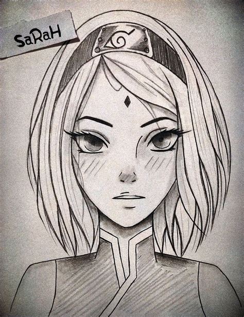 Haruno Sakura Drawing Fan Art Naruto Art Drawings Pencil Drawings